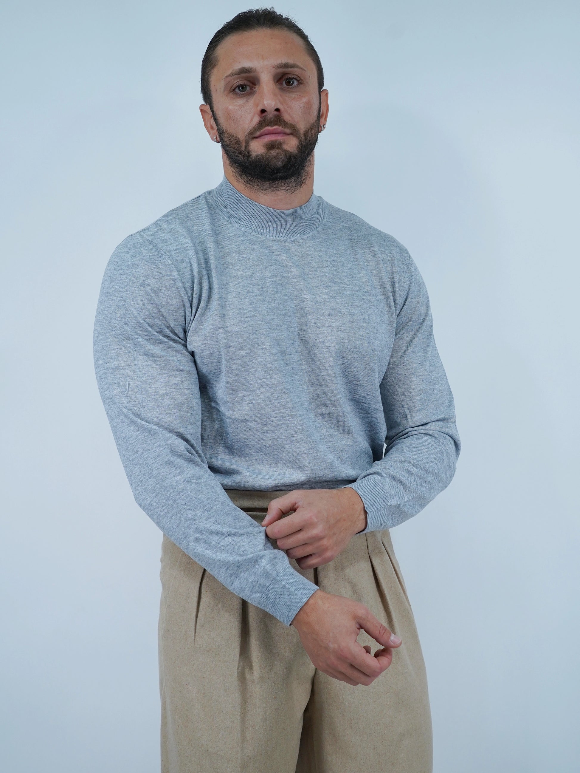 Lupetto in filo perla