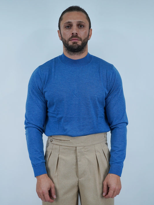 Lupetto in filo azzurro