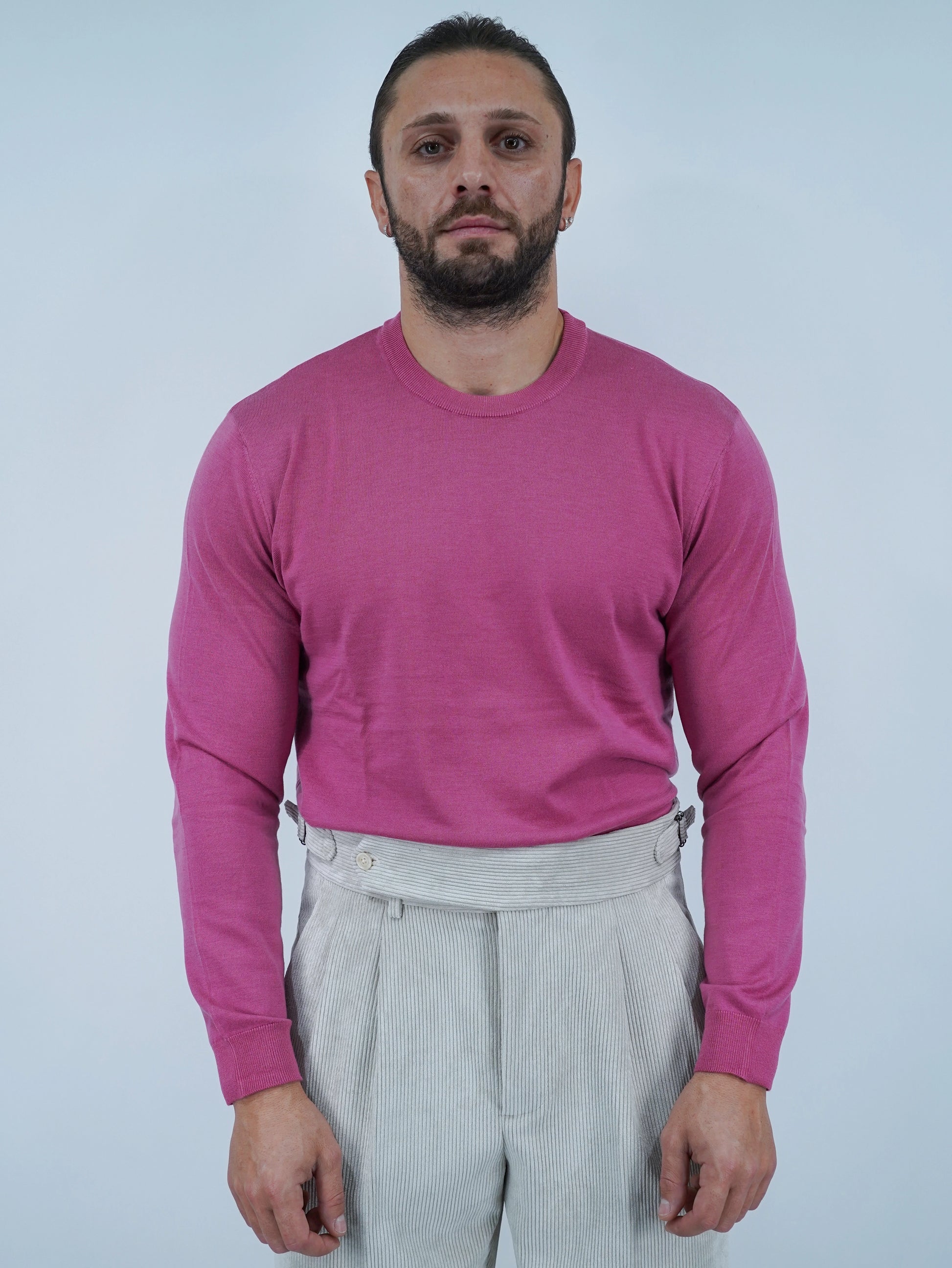 Girocollo in filo lilla