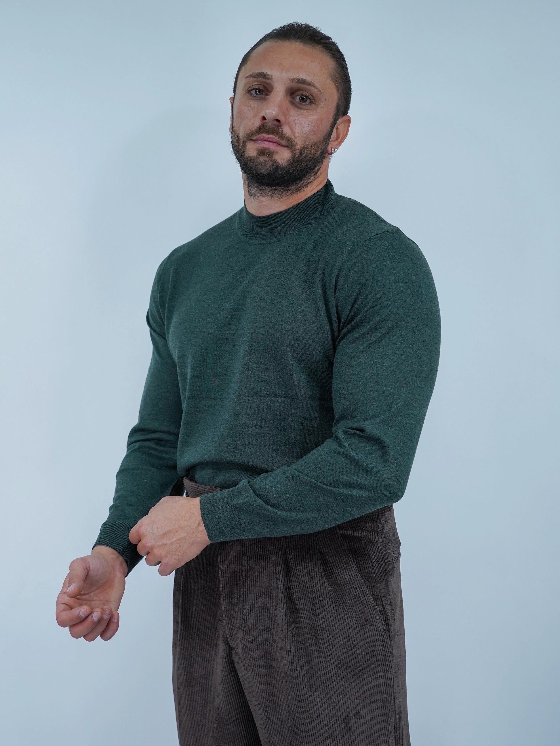 Lupetto in filo verde