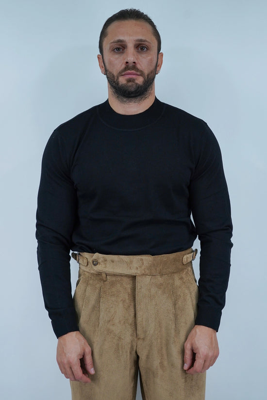 Lupetto in filo nero