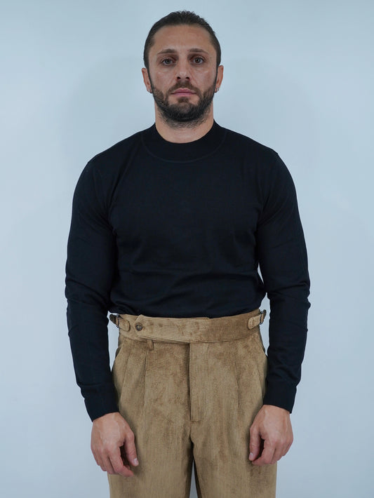 Lupetto in filo nero