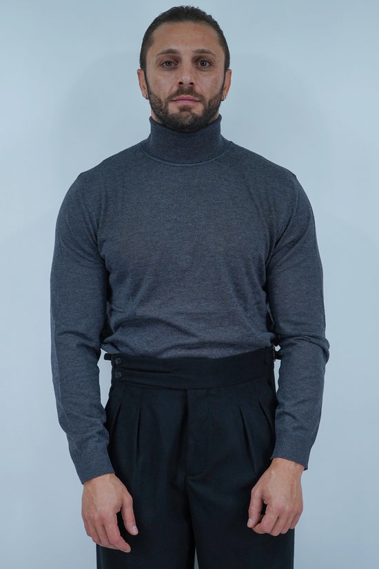 Dolcevita in filo antracite