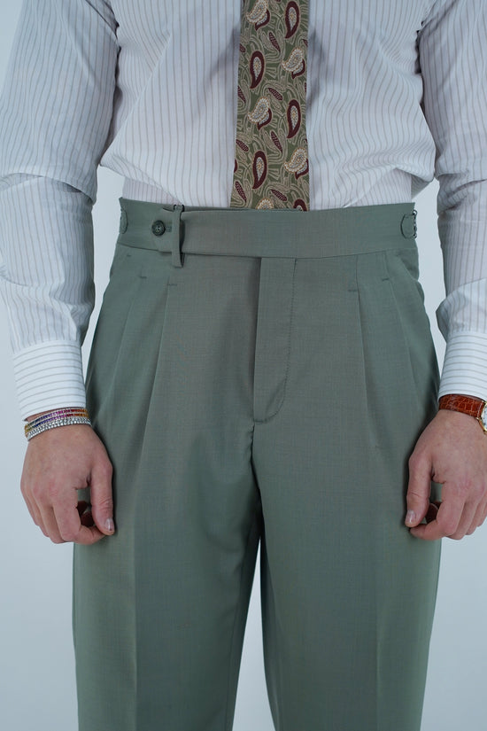 Gurkha 1 bottone - Fondo 20/23cm | Doppia Fibbia Regolabile | Verde Oliva
