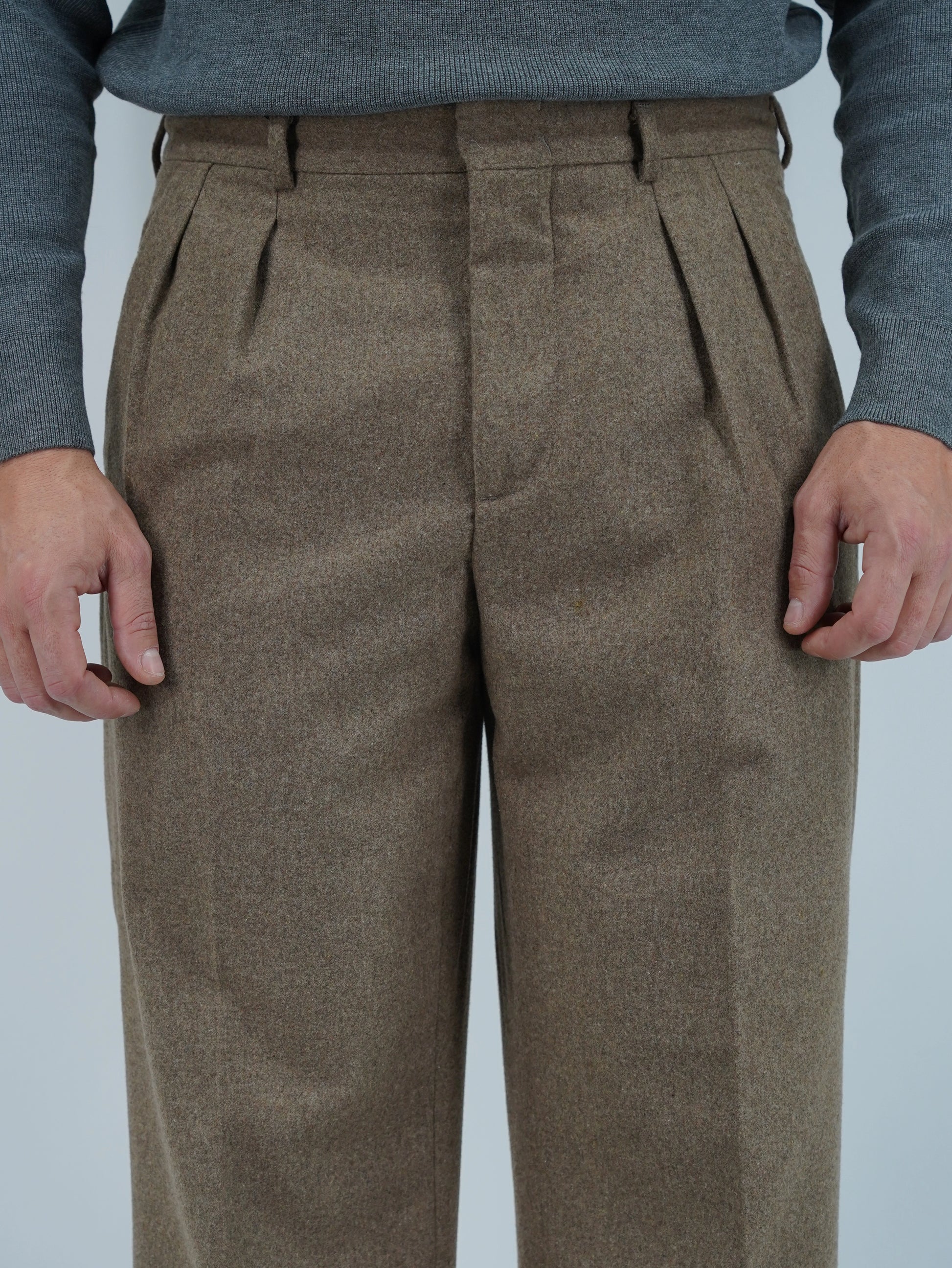 Gurkha con passanti in flanella quercia fondo 23cm