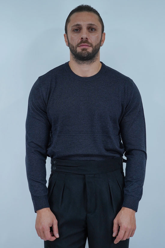 Girocollo in filo antracite