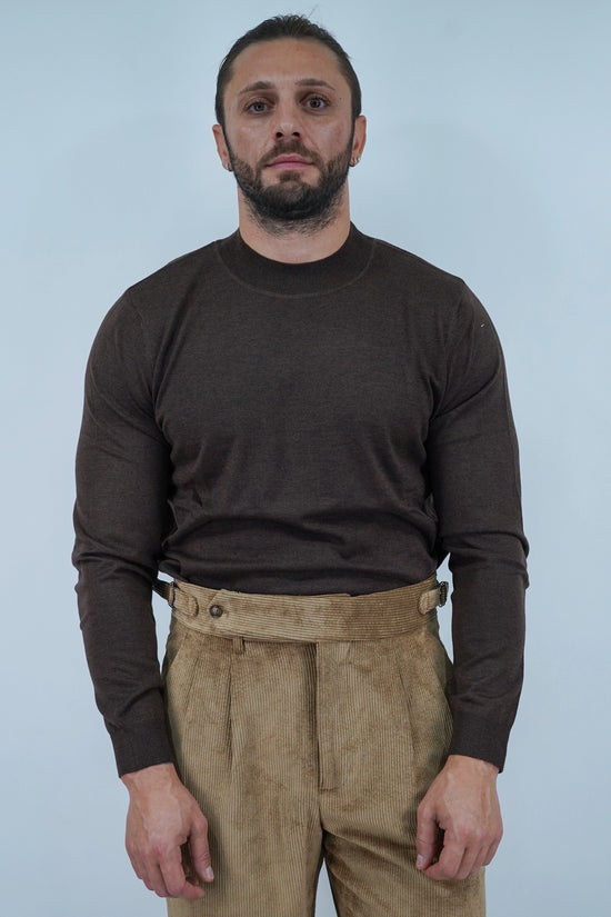 Lupetto in filo caffè