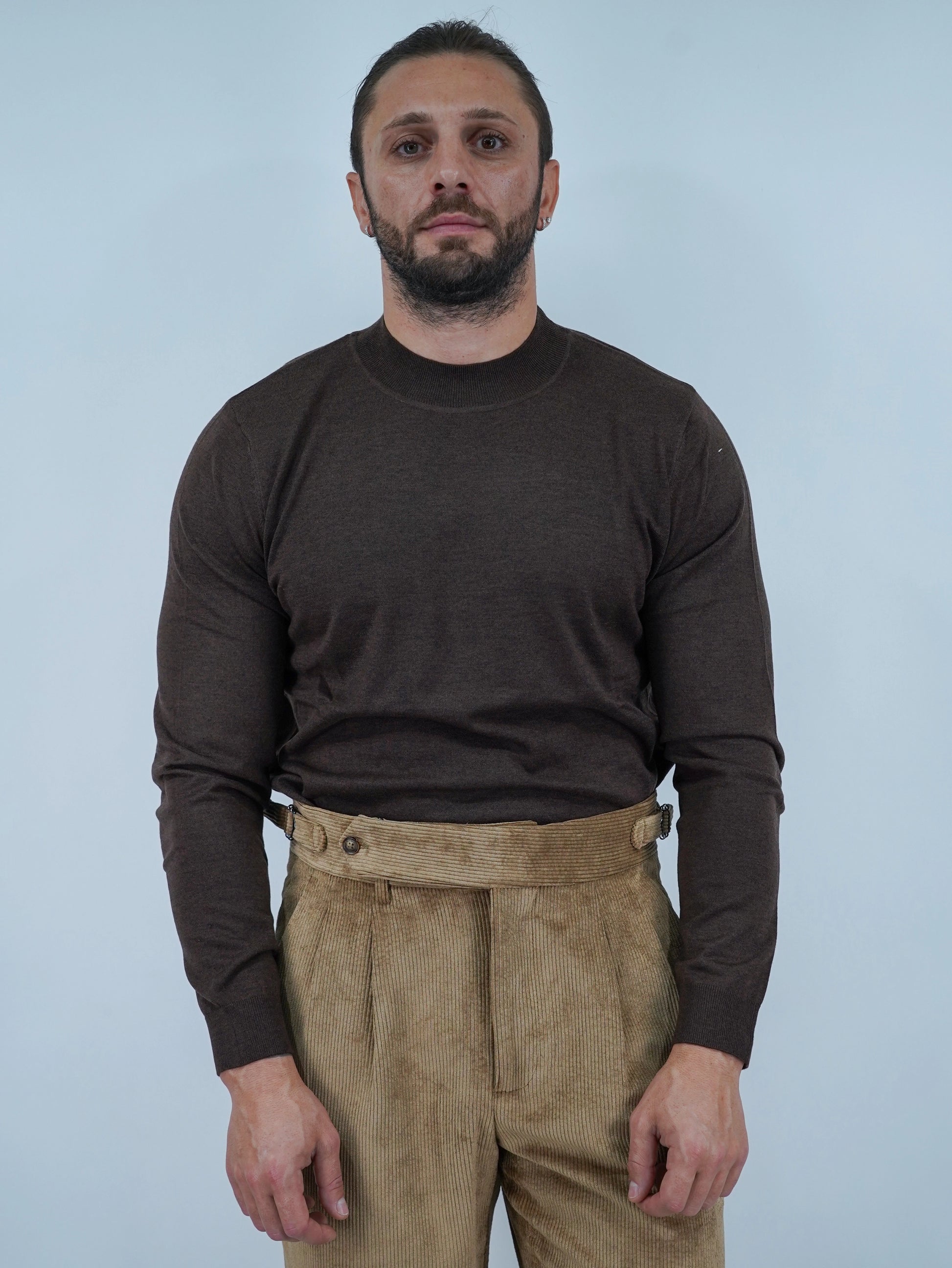 Lupetto in filo caffè