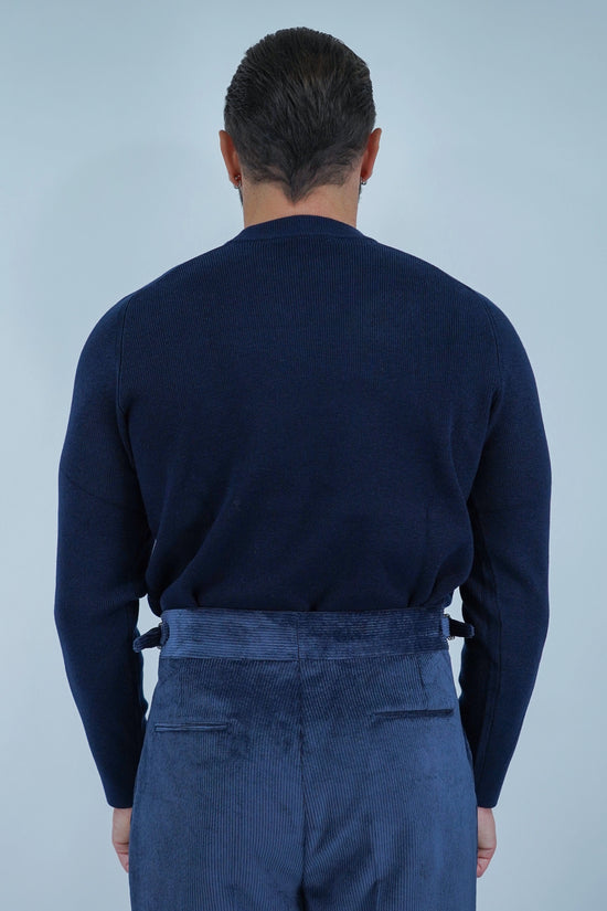 Girocollo due fili blu