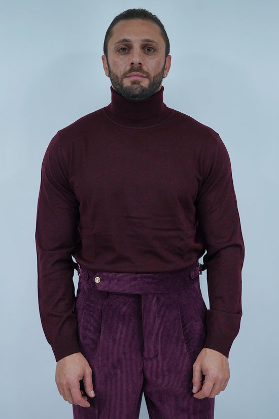 Dolcevita in filo bordeaux