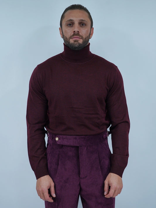 Dolcevita in filo bordeaux