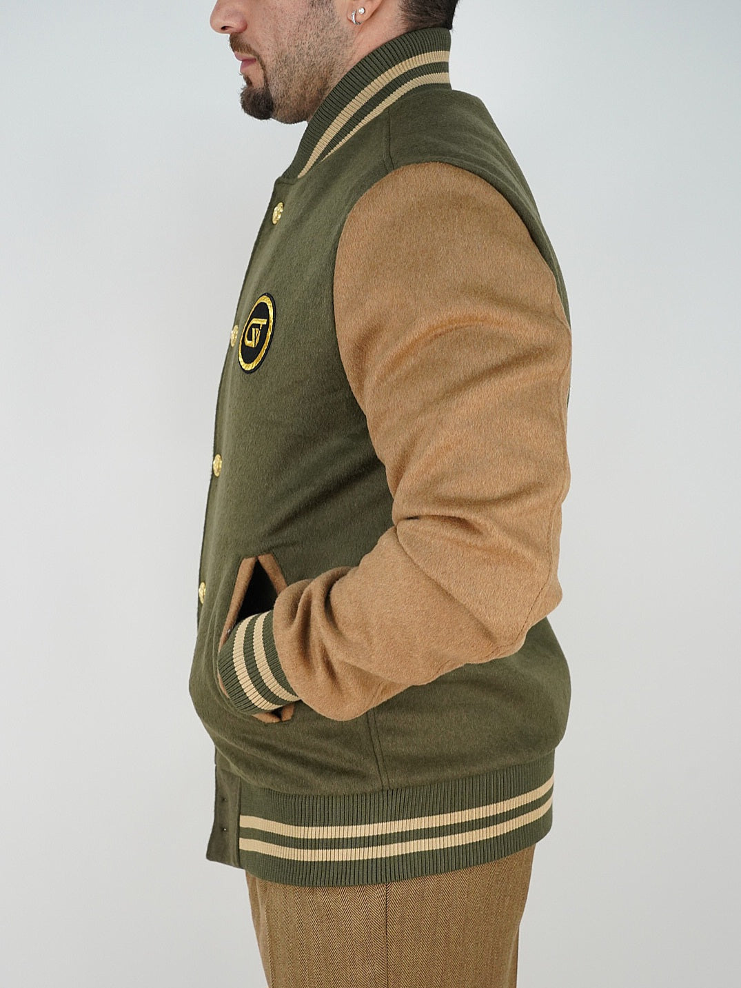 College verde e beige