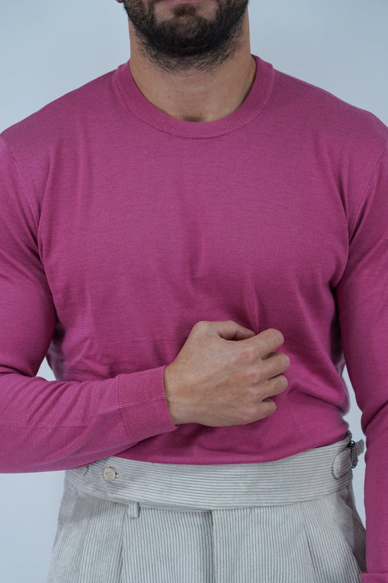 Girocollo in filo lilla