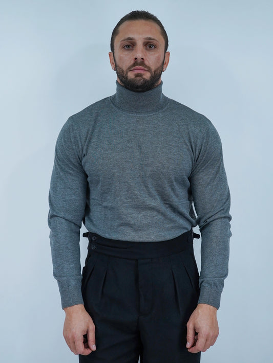 Dolcevita in filo grigio