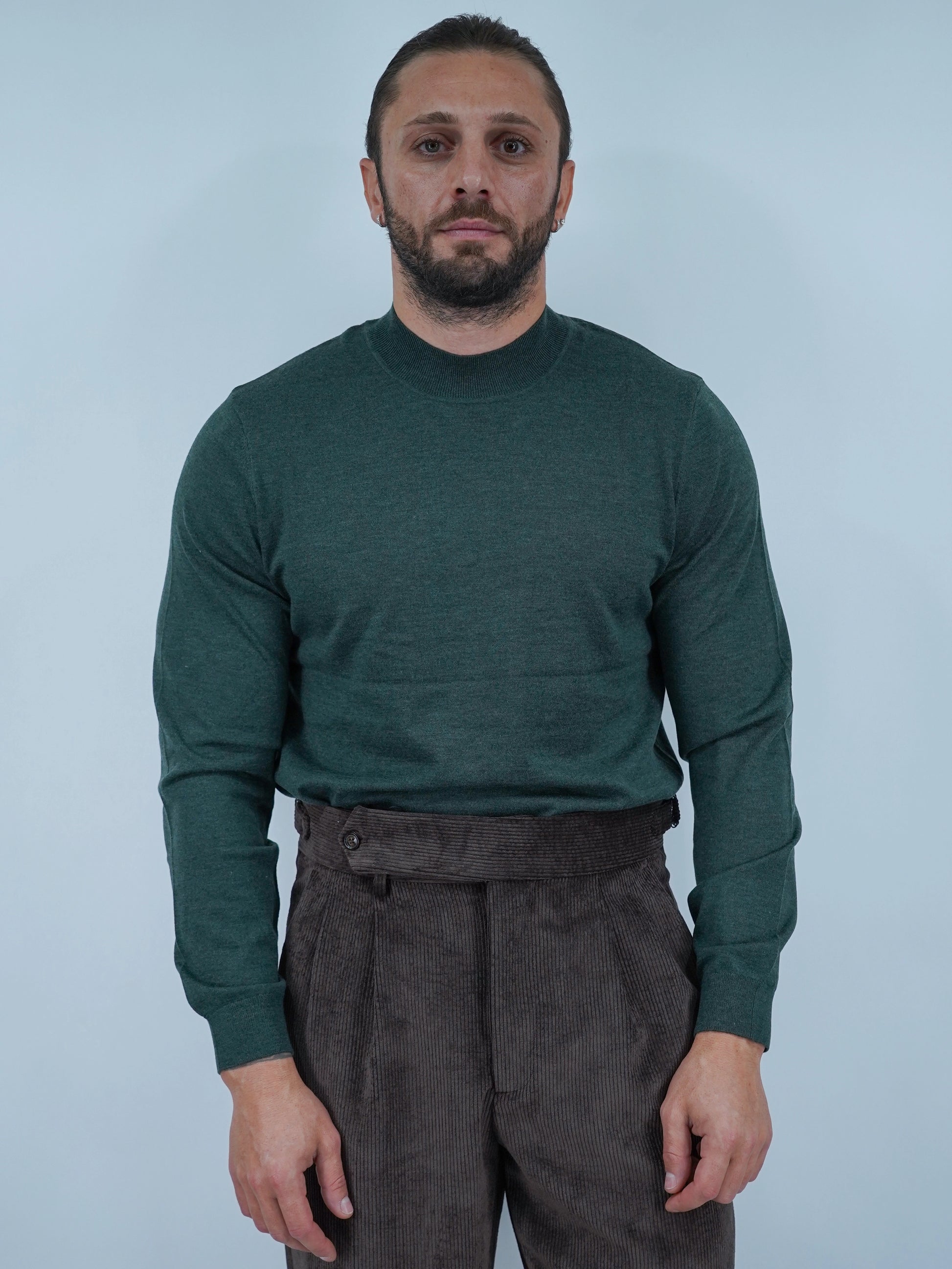 Lupetto in filo verde