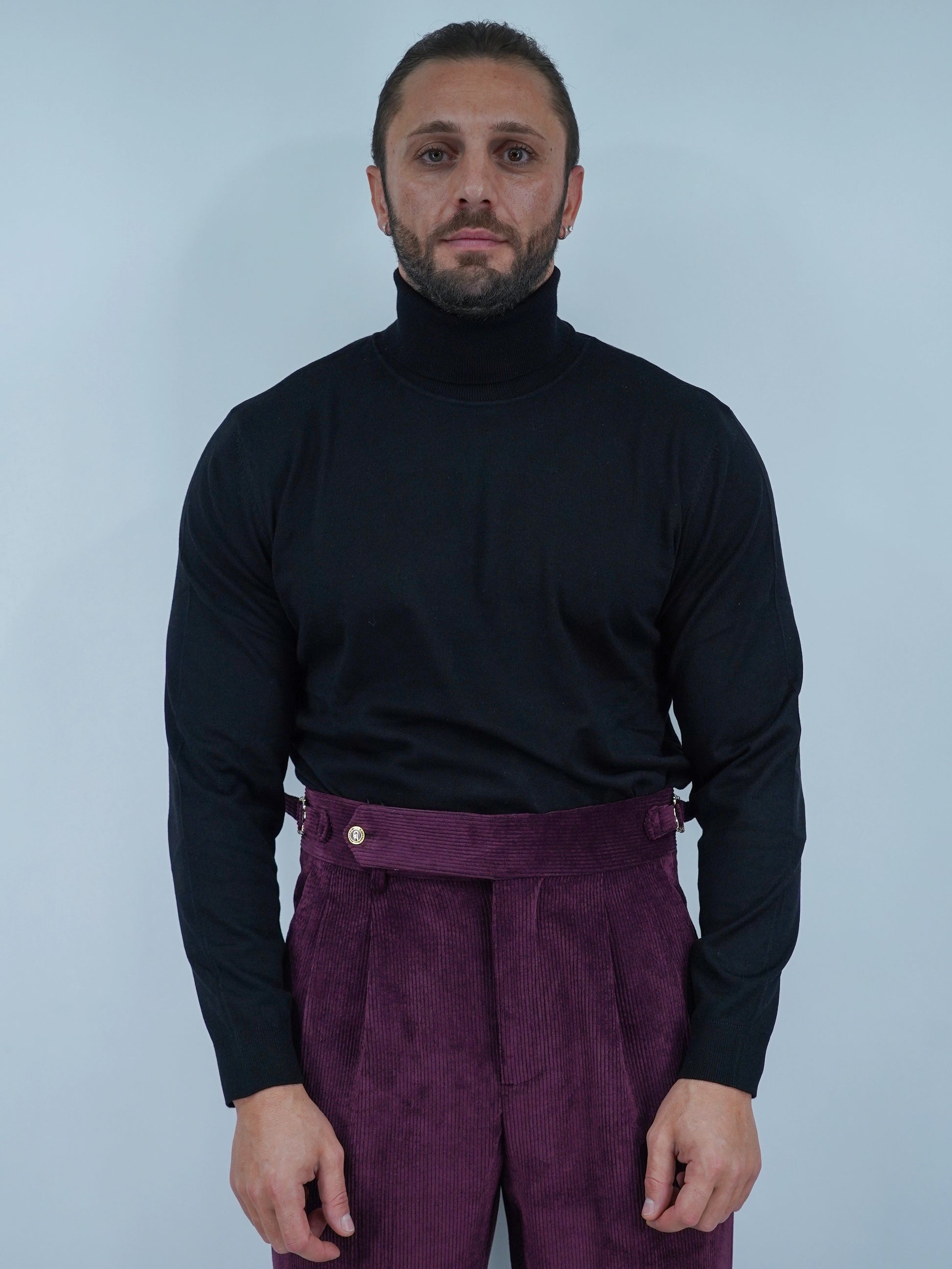 Dolcevita in filo nero