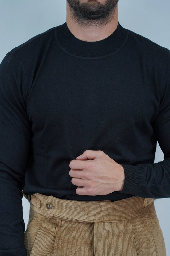 Lupetto in filo nero