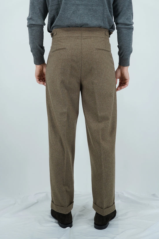 Gurkha biforcato in flanella quercia fondo 23cm