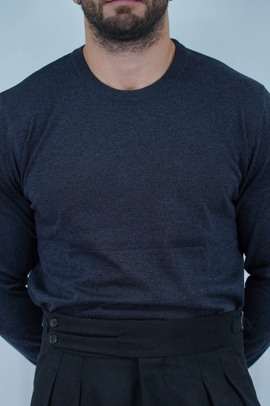 Girocollo in filo antracite