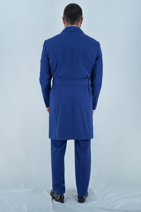 Giacca Heritage Lunga Doppio Petto - Linea Extensive | Blu Inchiostro