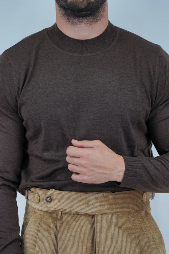 Lupetto in filo caffè