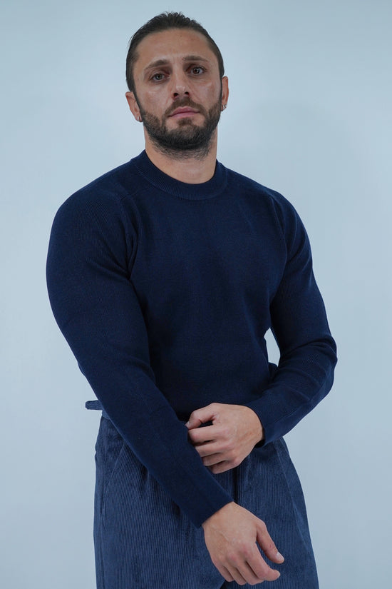 Girocollo due fili blu