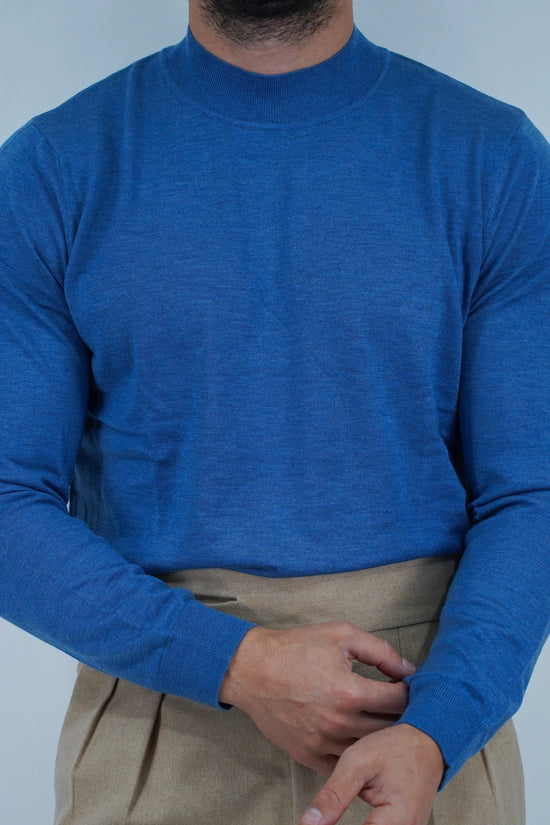 Lupetto in filo azzurro