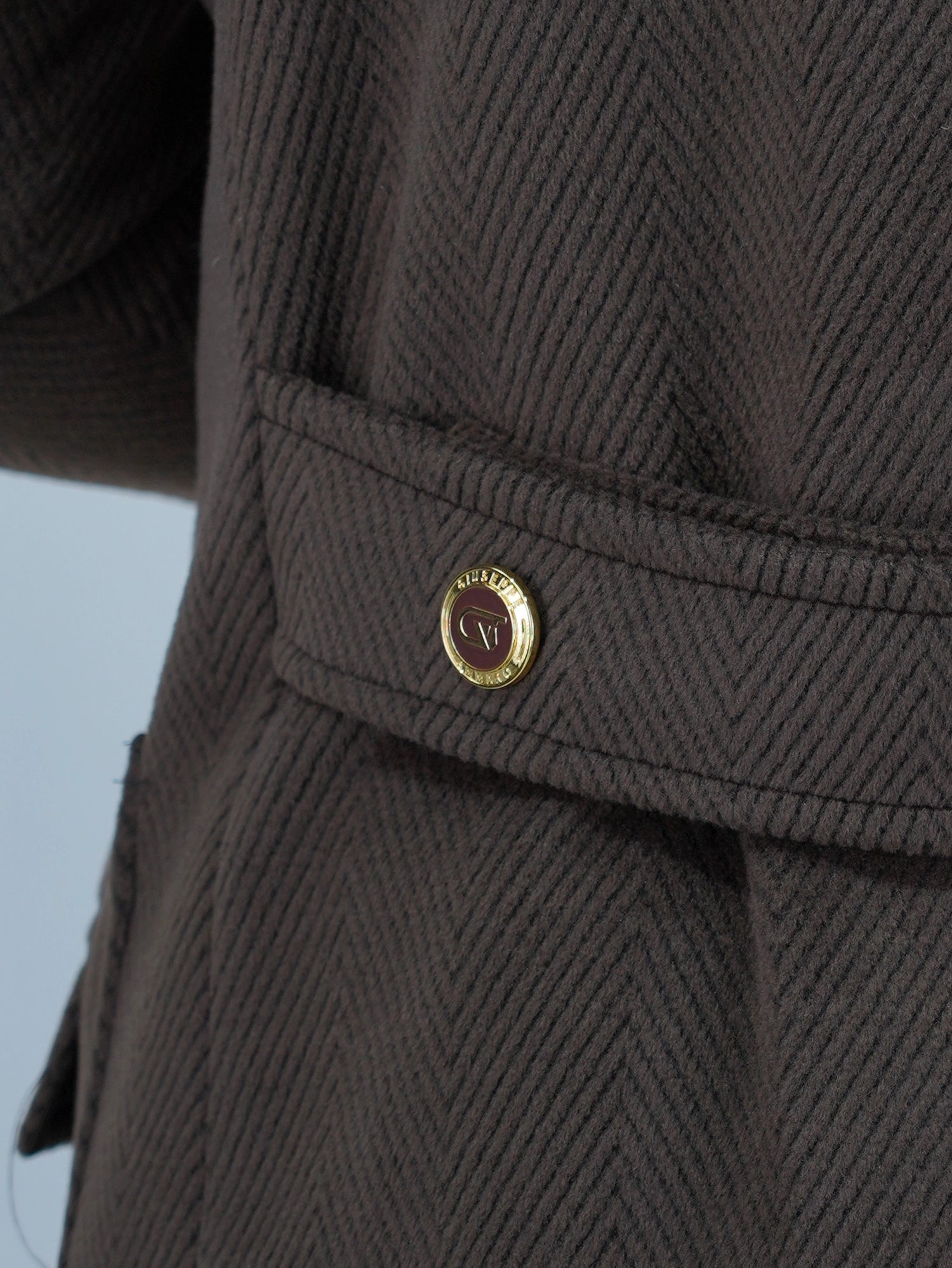 Cappotto Chesterfield Spigato Testa di Moro