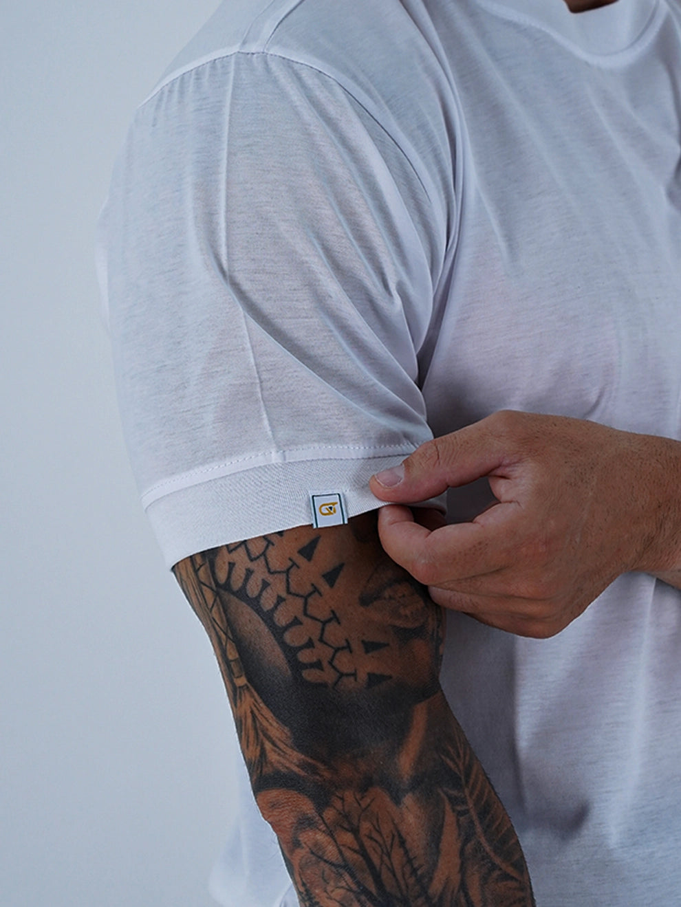 T-Shirt in Filo di Scozia | Girocollo| Bianco