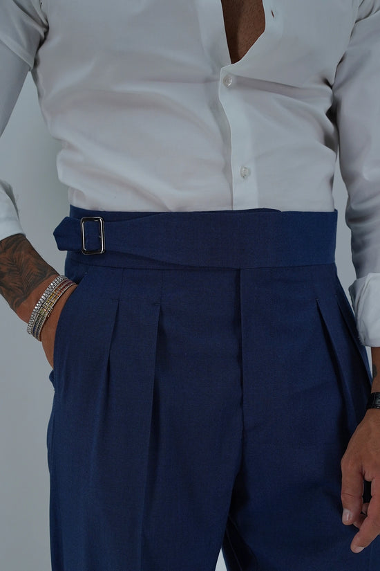 Gurkha Heritage Con Fibbia Laterale- Fondo 22/25cm | Doppia Fibbia Regolabile | Solaro Blu Oceano