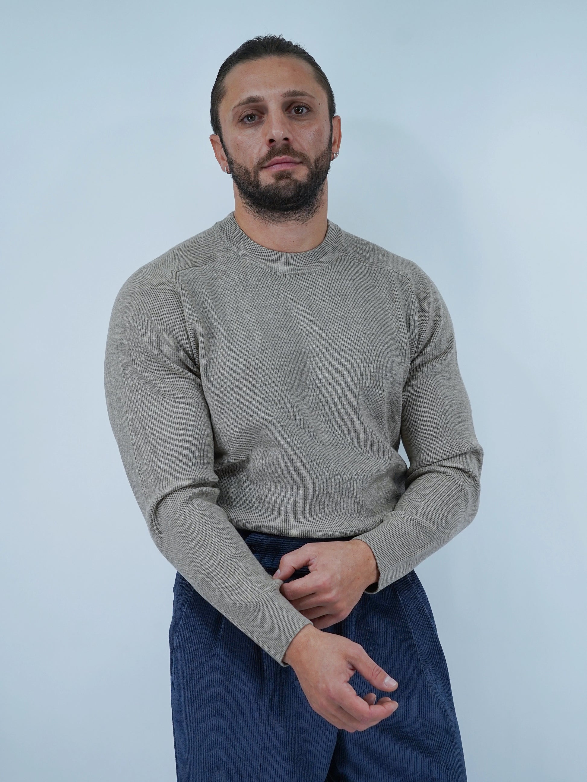 Girocollo due fili beige