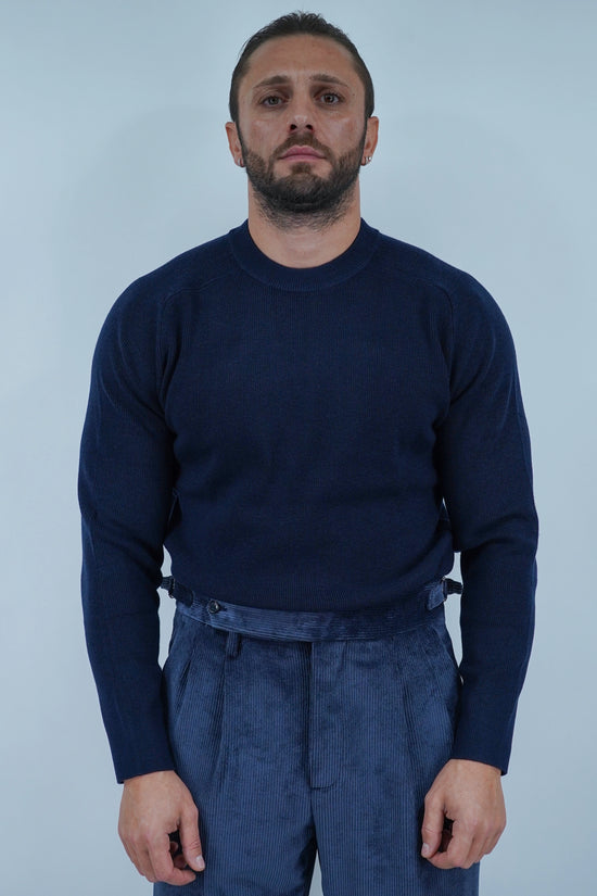 Girocollo due fili blu