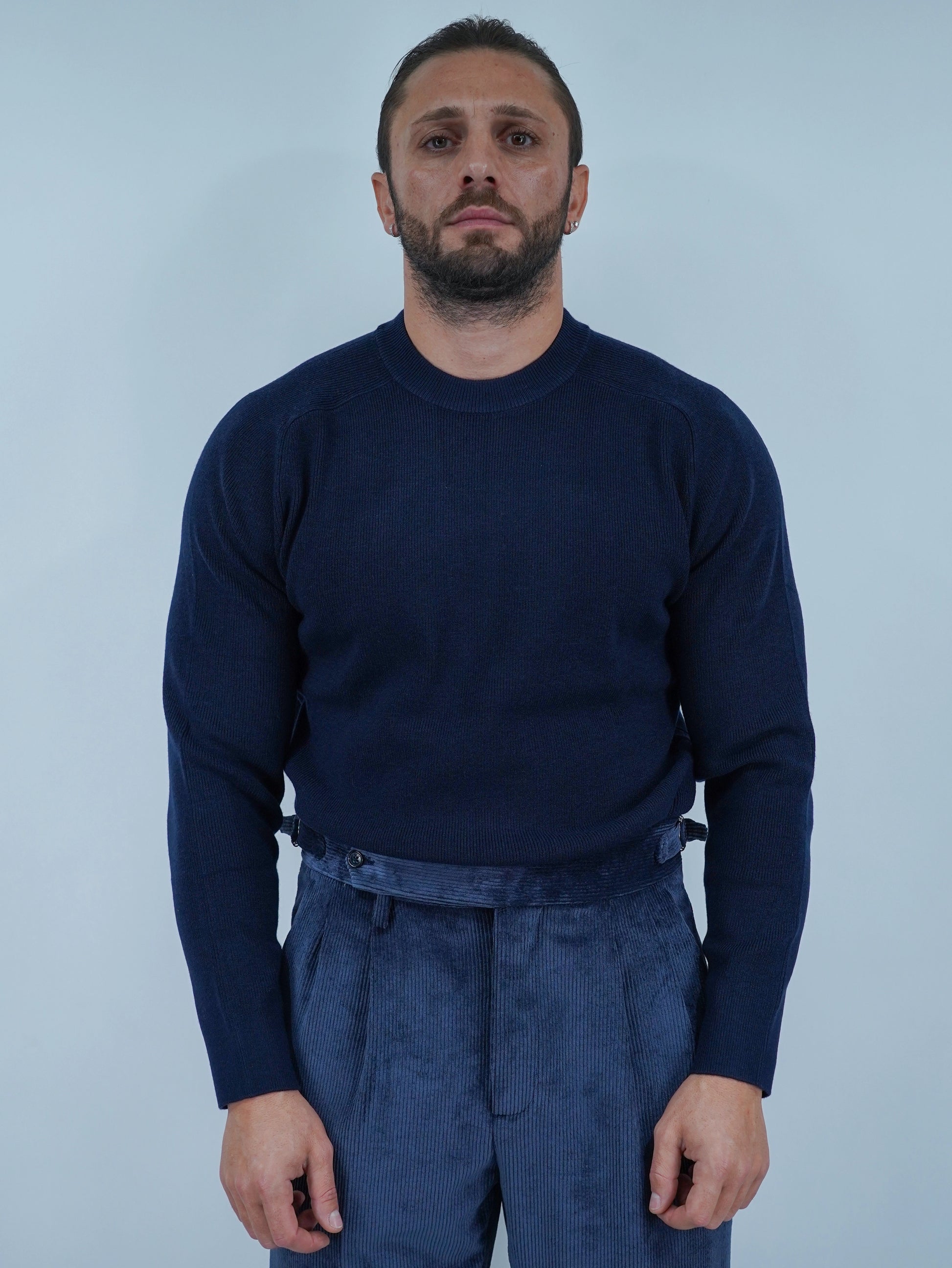 Girocollo due fili blu