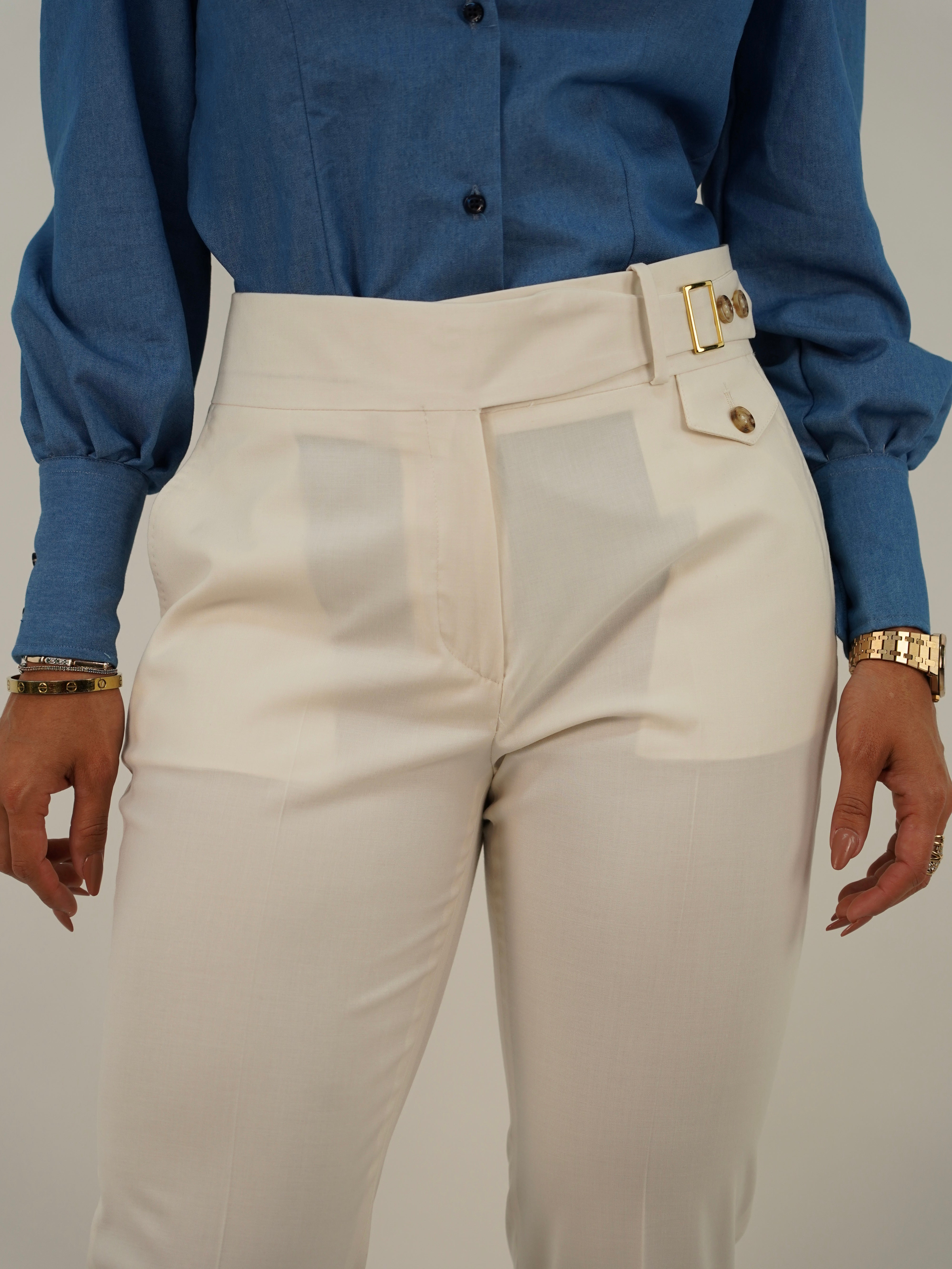 Tailleur doppiopetto panna