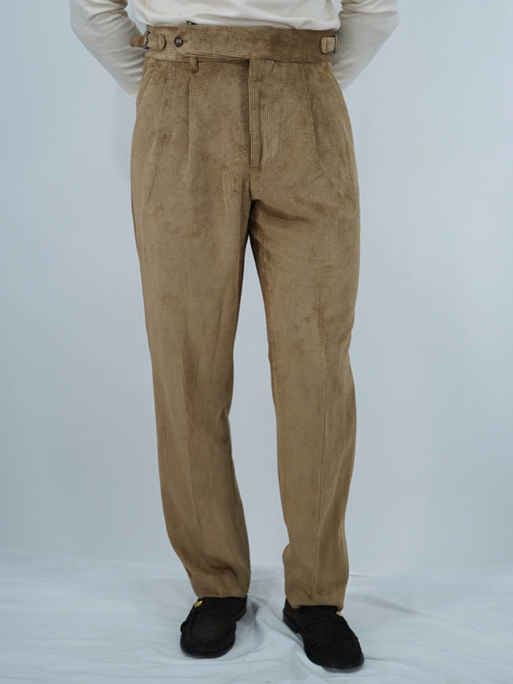 Gurkha in velluto a coste fango fondo 21cm