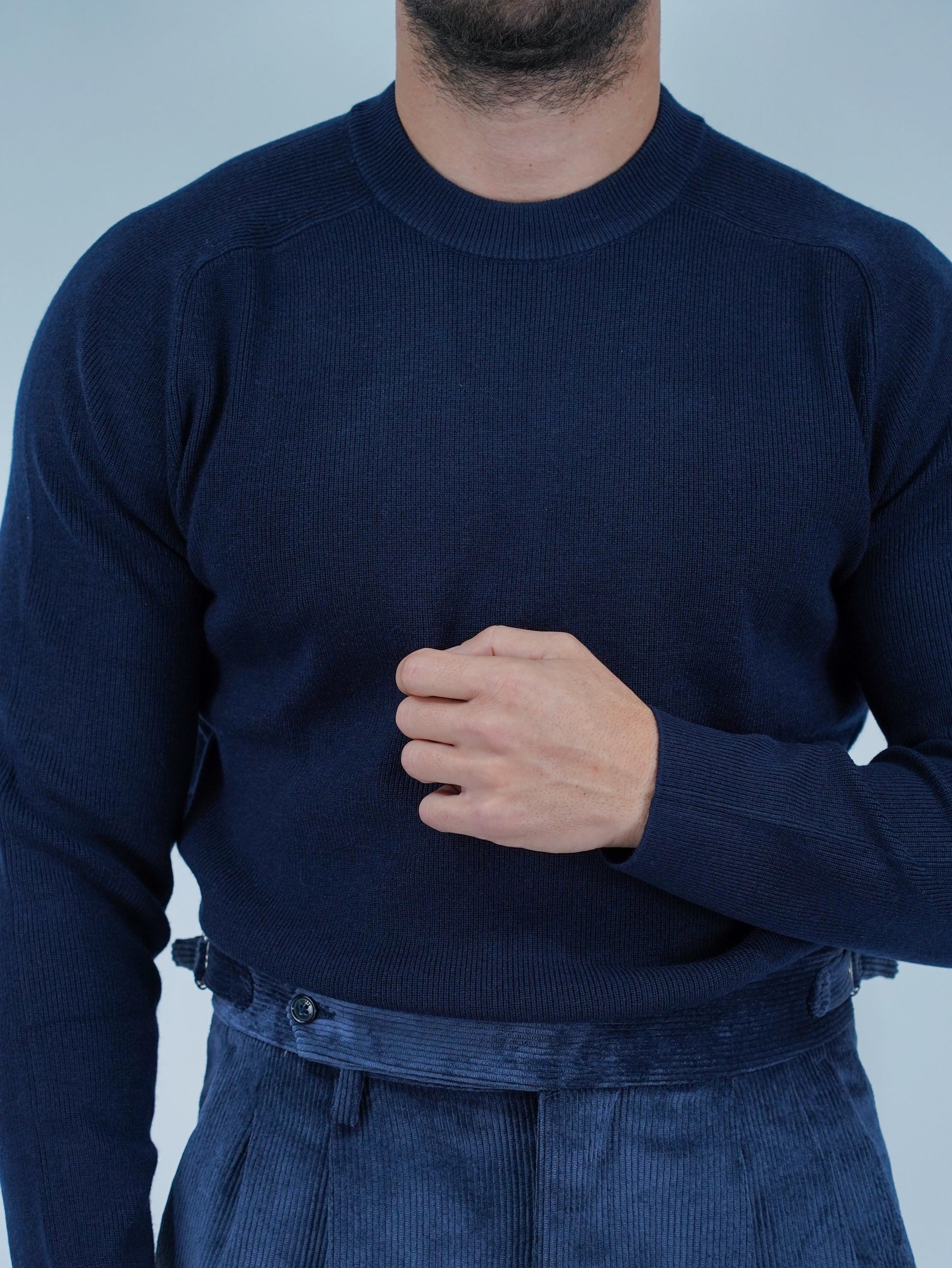 Girocollo due fili blu