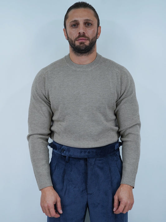 Girocollo due fili beige