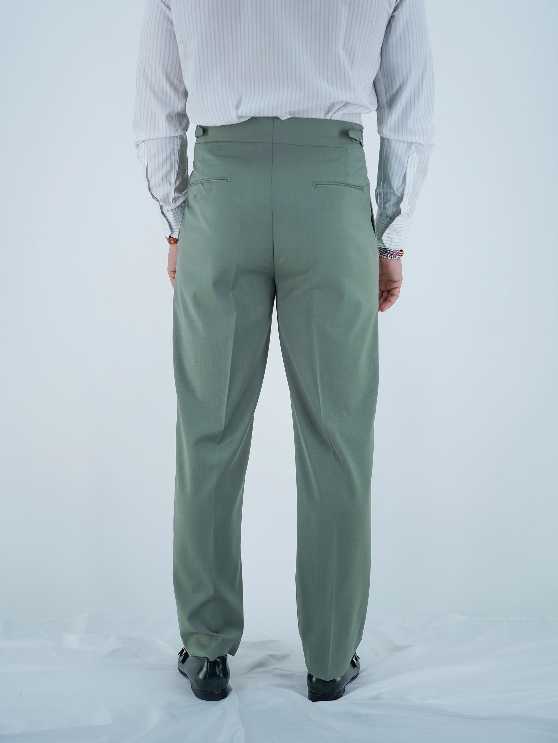 Gurkha 1 bottone - Fondo 20/23cm | Doppia Fibbia Regolabile | Verde Oliva