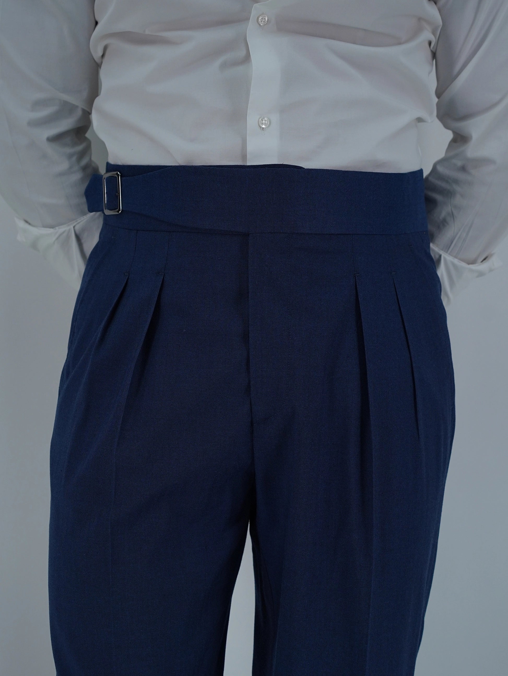 Gurkha Heritage Con Fibbia Laterale- Fondo 22/25cm | Doppia Fibbia Regolabile | Solaro Blu Oceano