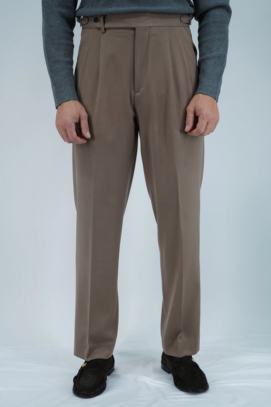 Gurkha 1 bottone fibbie laterali stringenti beige fondo 21cm