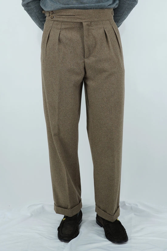 Gurkha biforcato in flanella quercia fondo 23cm