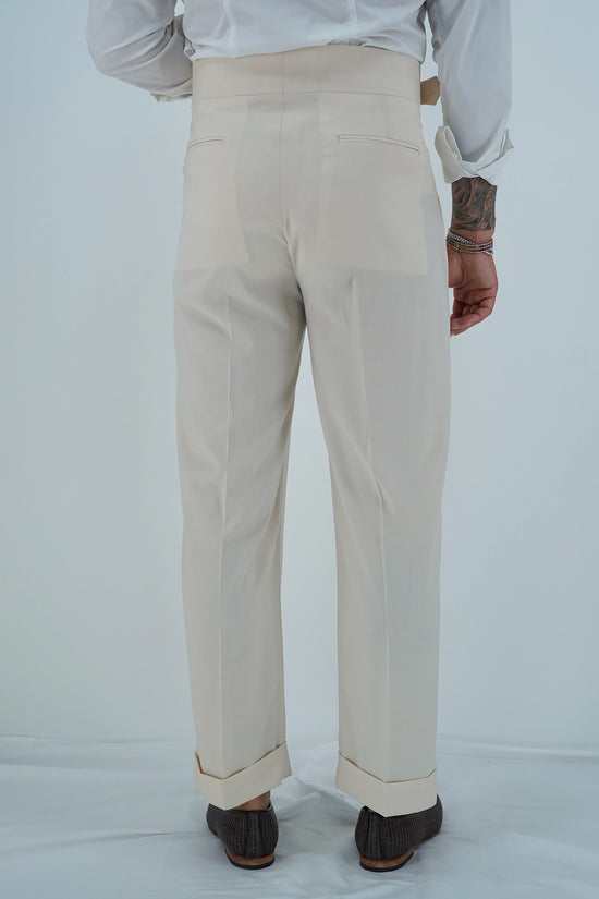 Gurkha Heritage Con Fibbia Laterale- Fondo 22/25cm | Doppia Fibbia Regolabile | Crema