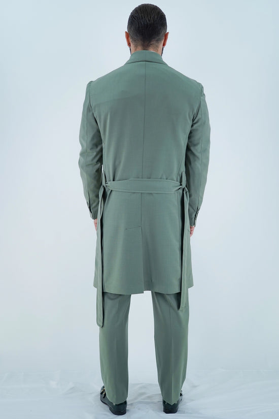 Giacca Heritage Lunga Doppio Petto - Linea Extensive | Verde Oliva