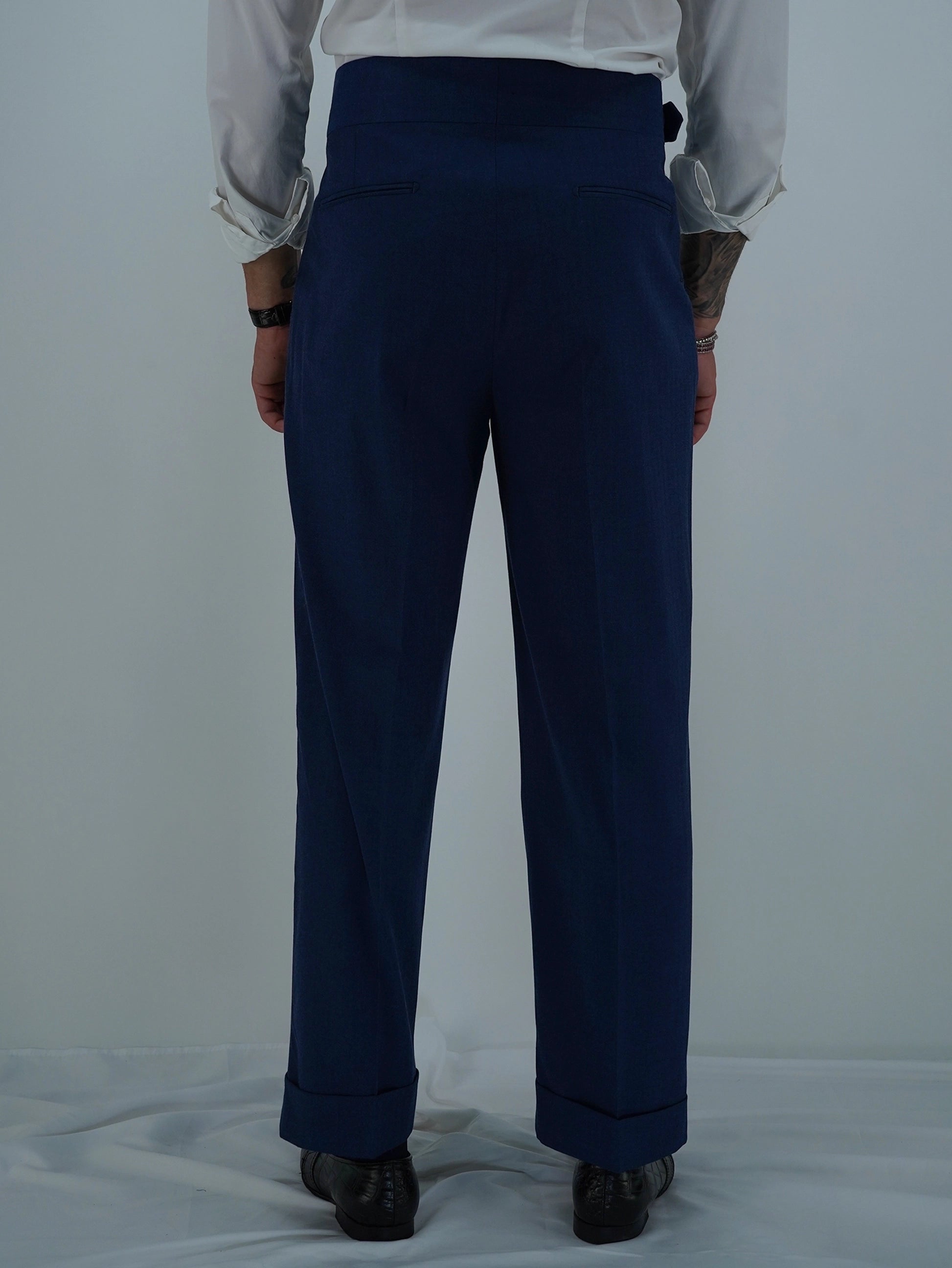 Gurkha Heritage Con Fibbia Laterale- Fondo 22/25cm | Doppia Fibbia Regolabile | Solaro Blu Oceano