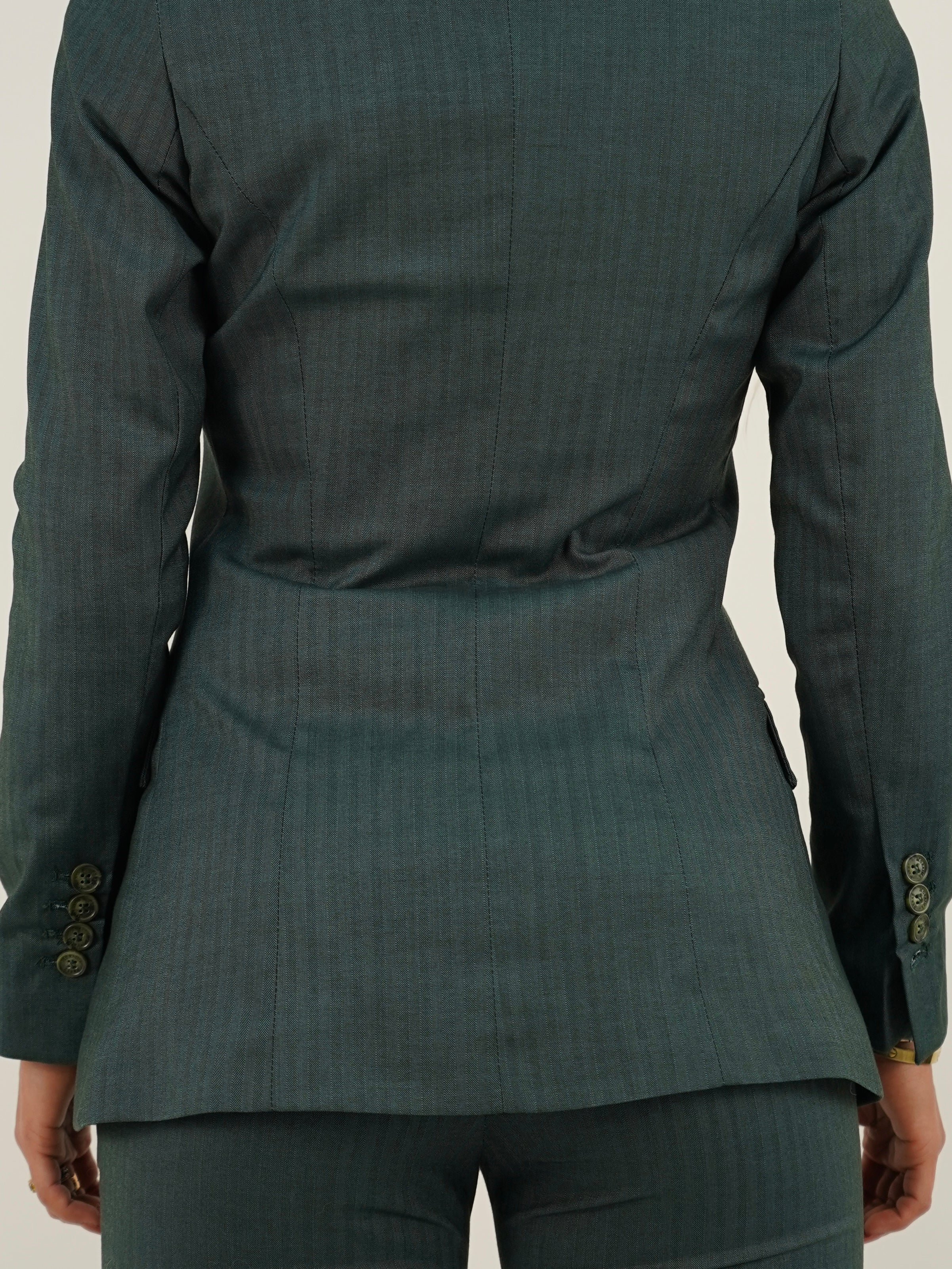 Tailleur doppiopetto smeraldo