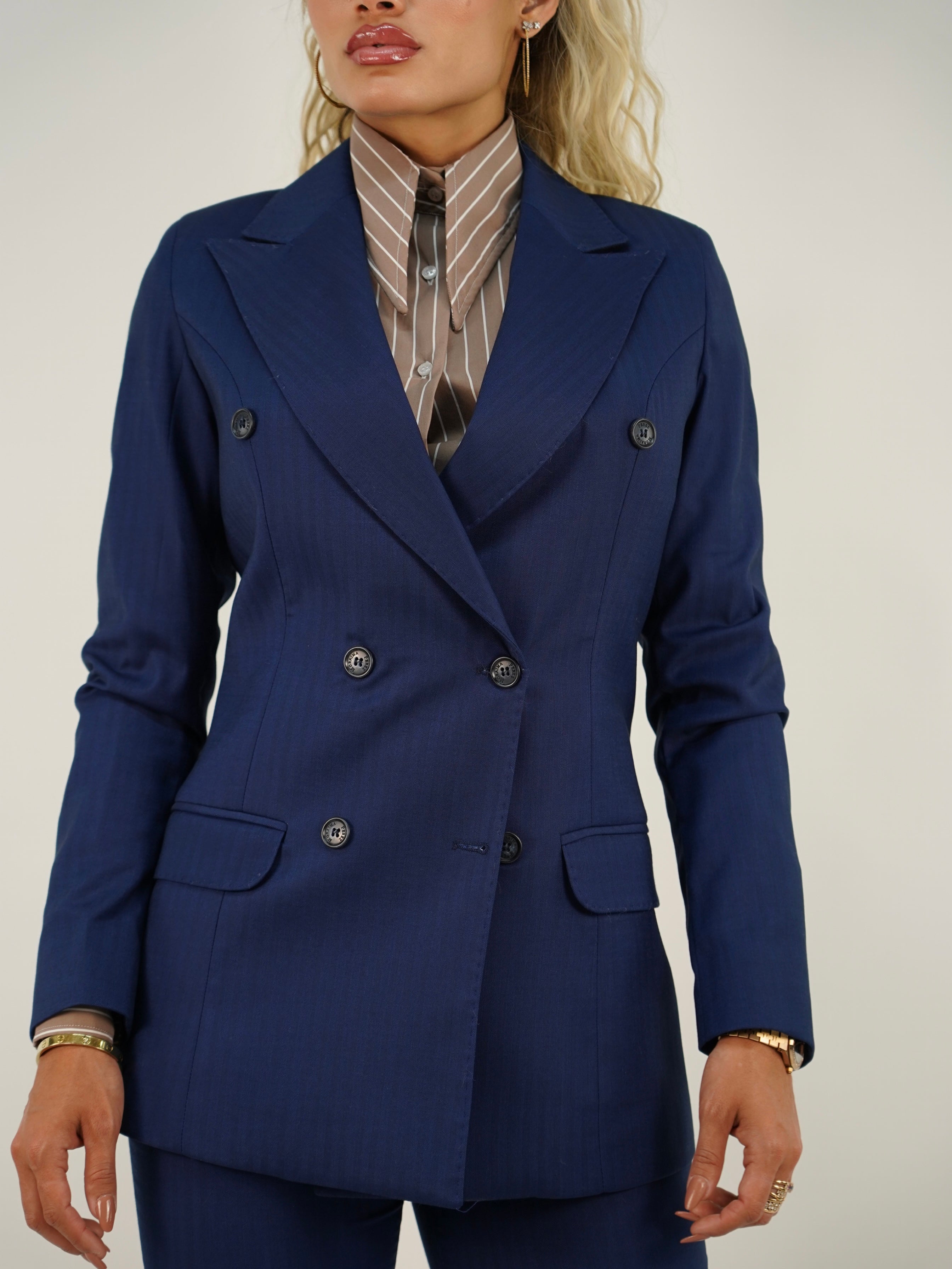 Tailleur doppiopetto zaffiro
