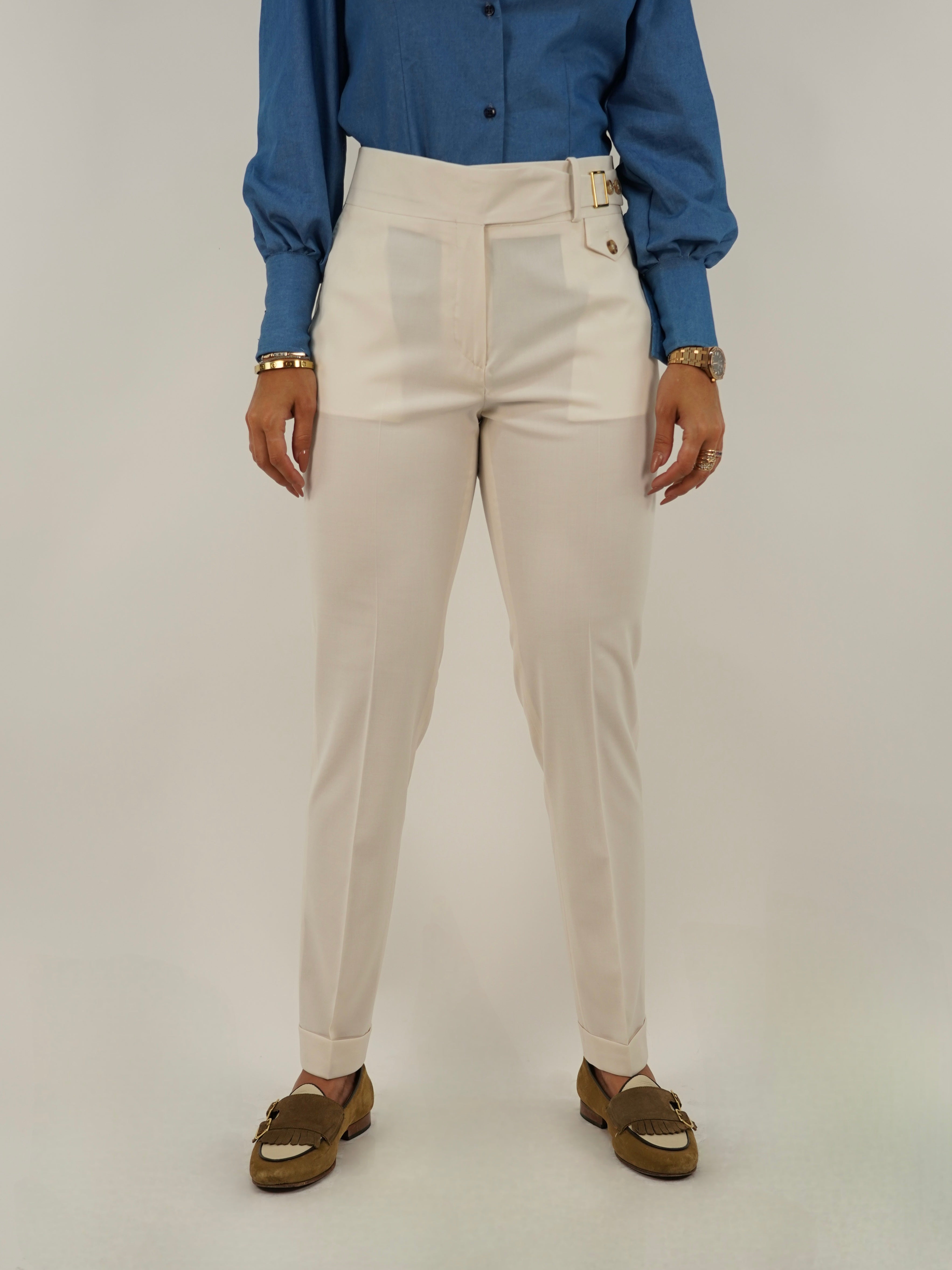 Tailleur doppiopetto panna