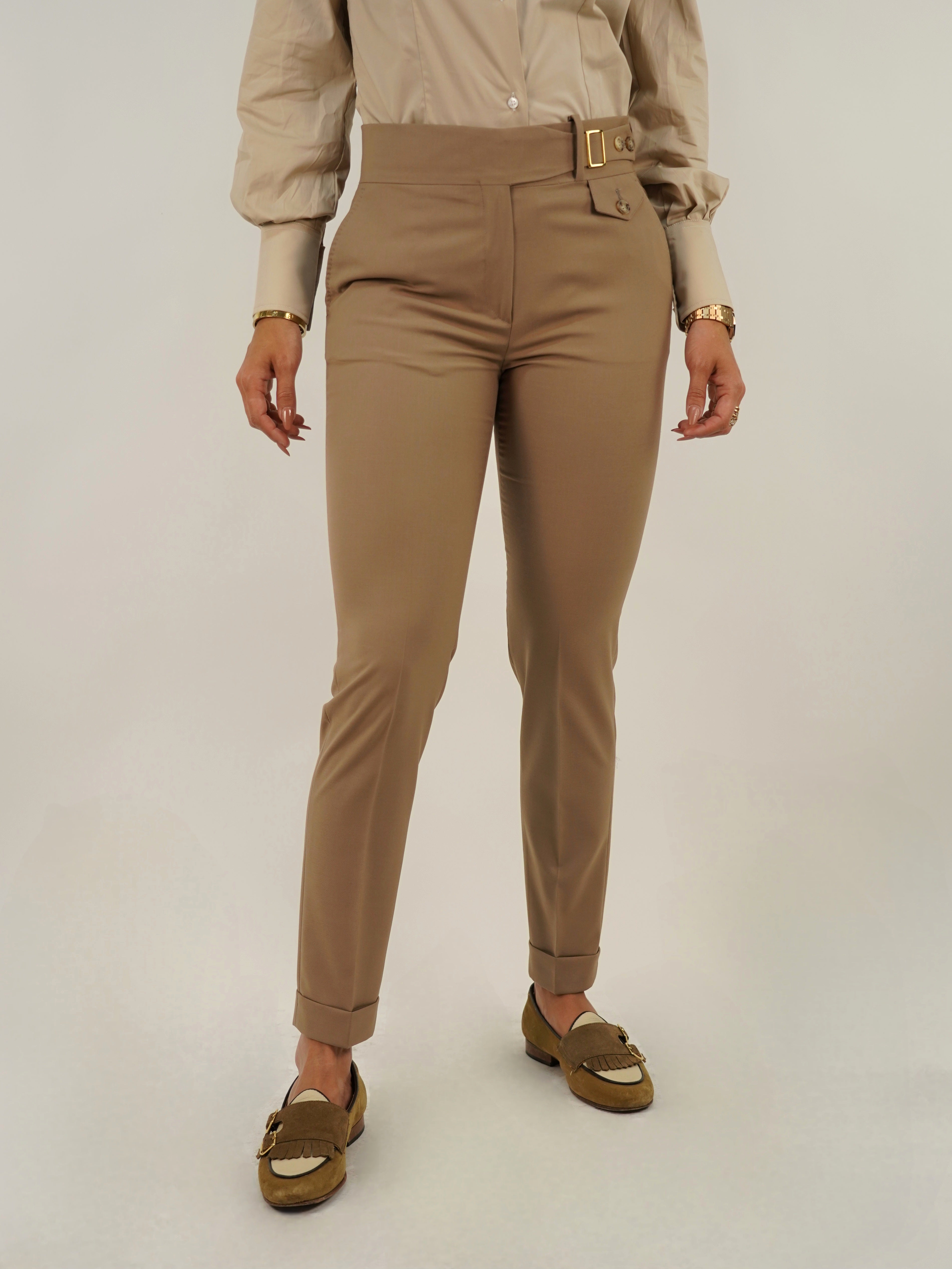 Tailleur doppiopetto tortora