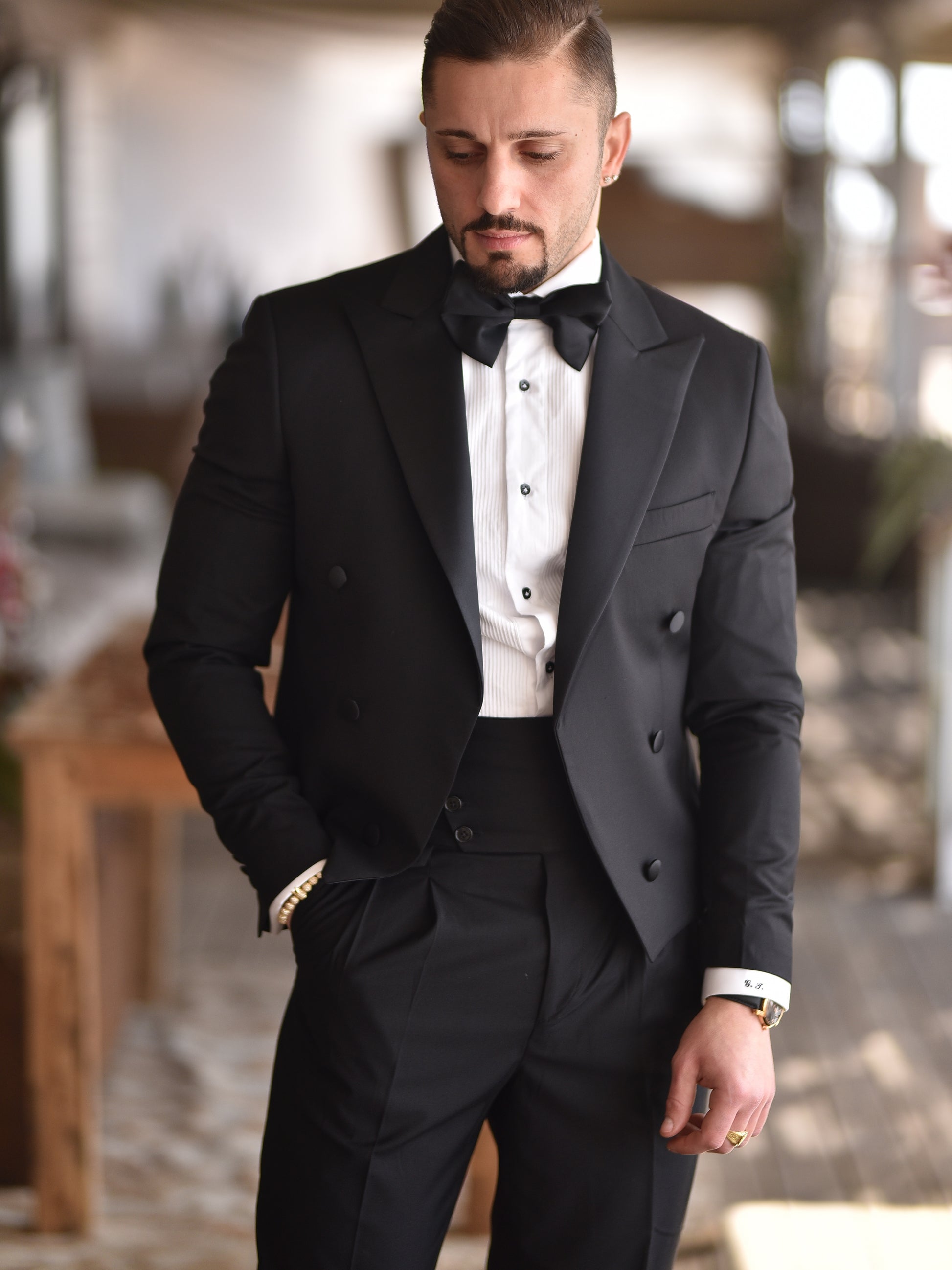 Camicia collo diplomatico bianca