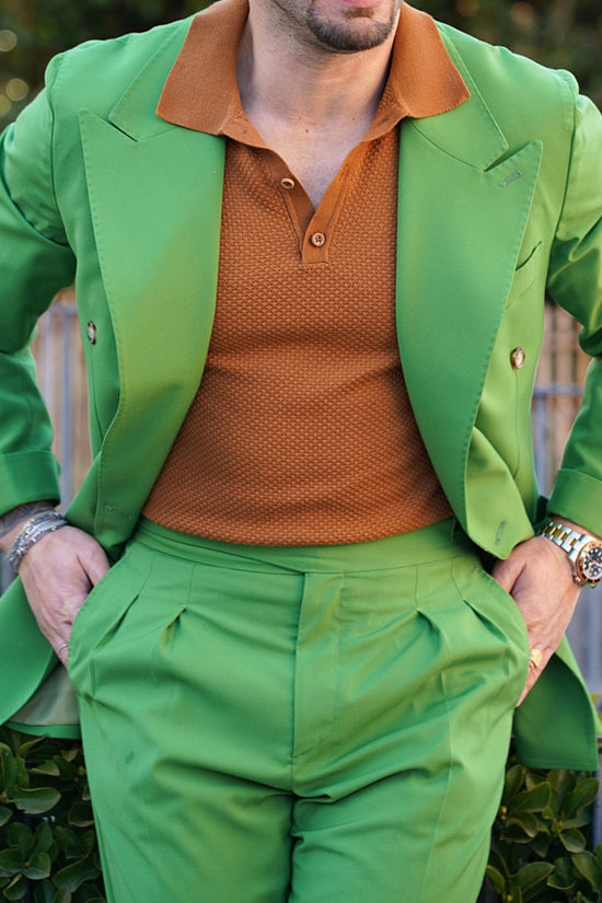 Abito Extensive Doppiopetto verde trifoglio